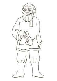 Как нарисовать старика