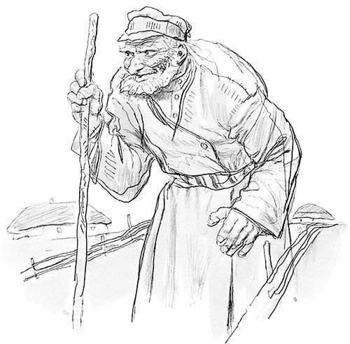 Раскраски к сказке Пушкина о рыбаке и рыбке