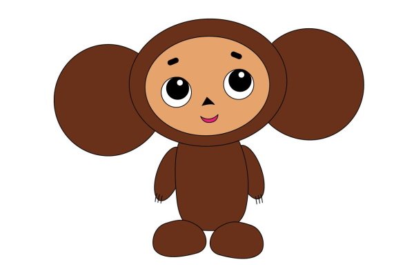 Чебурашка раскраска для детей