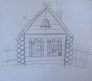 Красный угол в русской избе рисунки 5 класс