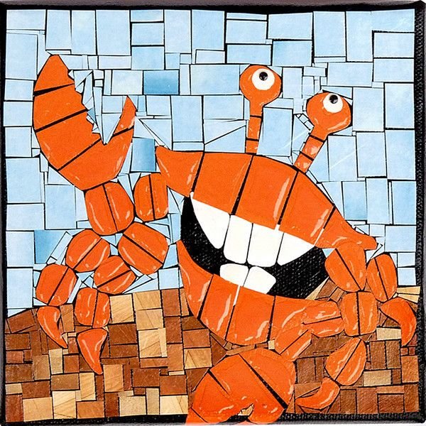 Мозаики из бумаги