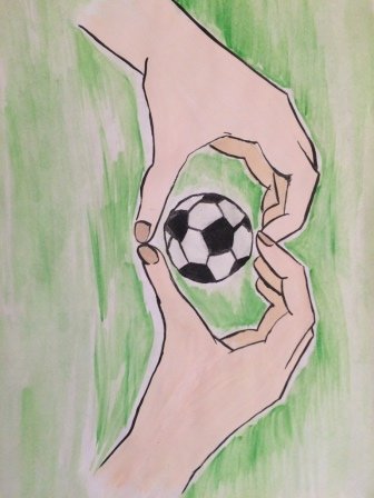 Рисунки для срисовки футбол