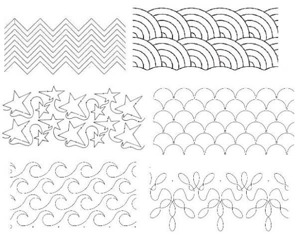 Узоры для машинной Стежки