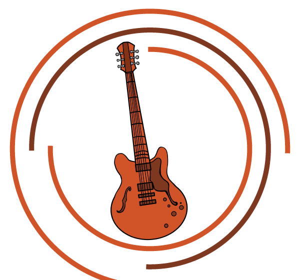 Гитара для распечатки