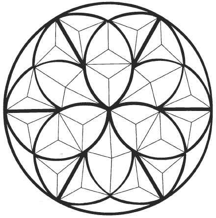 Рисунки с помощью циркуля