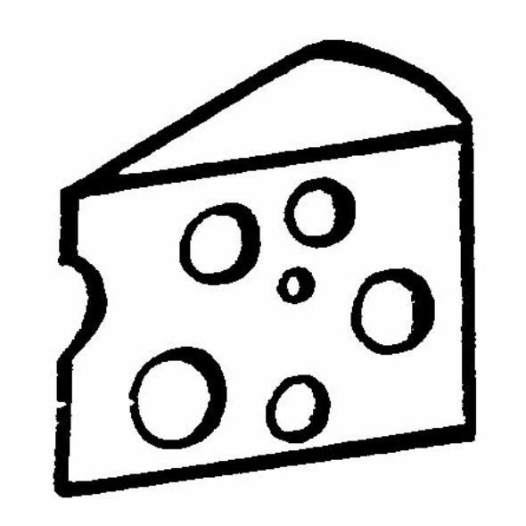 Кусочек сыра рисунок
