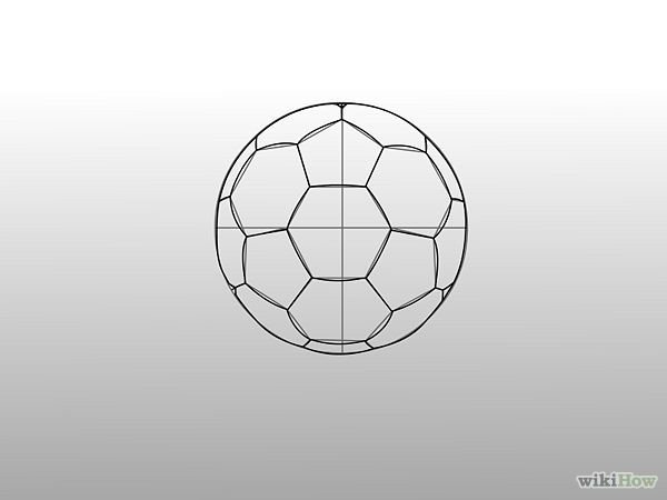 Футбольный мяч картинка раскраска