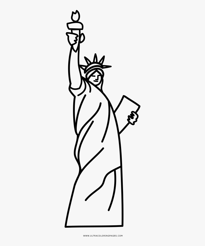 Статуя свободы простой рисунок (47 фото) » Рисунки для срисовки и не только