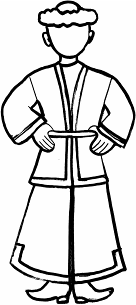 Эскиз русского народного костюма