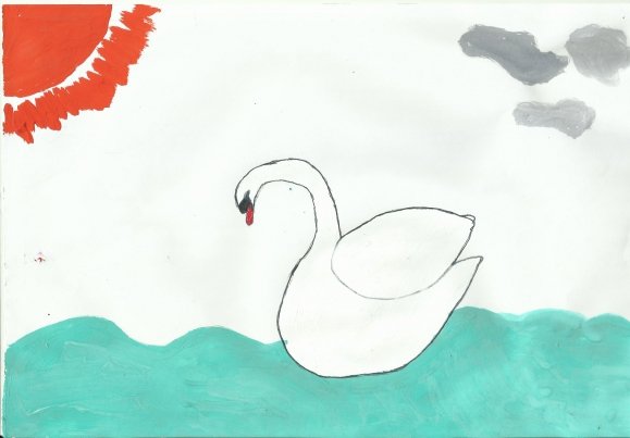 Рис к сказке Гадкий утенок