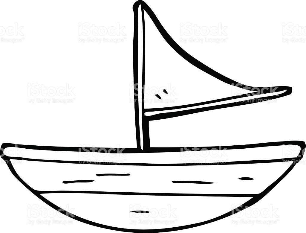 Лодка для срисовки
