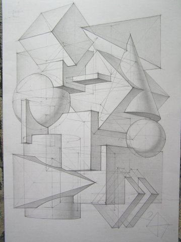 Композиция из геометрических тел