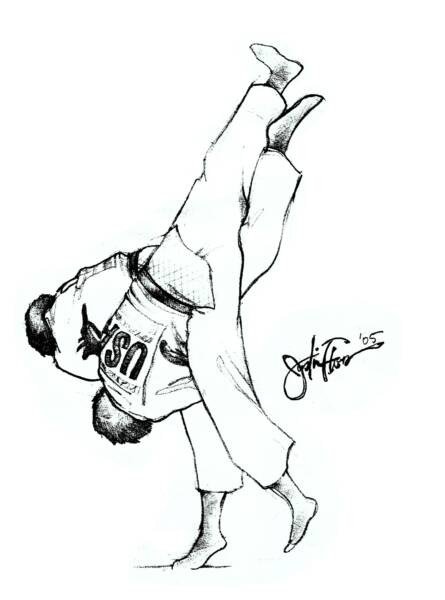 Дзюдо карандашом