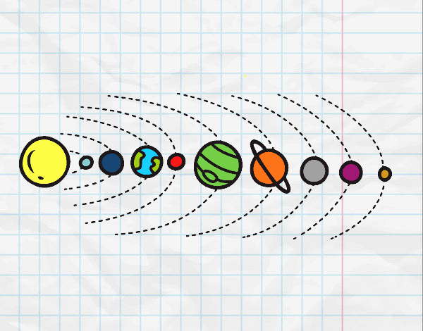 Детские рисунки солнечной системы