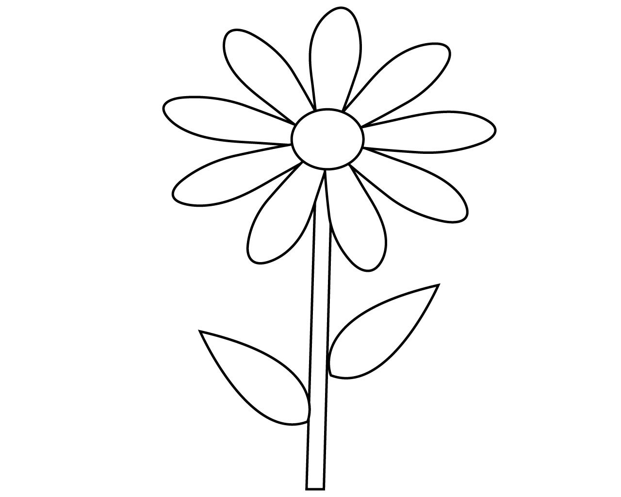 Simple simple цветок