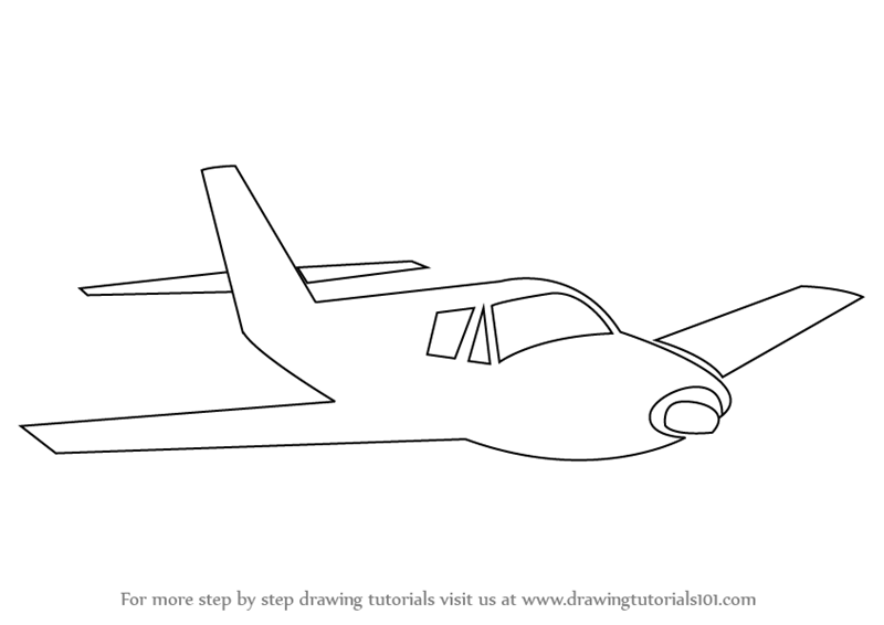 Рисуем самолет легко