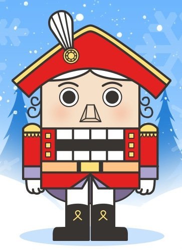 Щелкунчик раскраска для детей