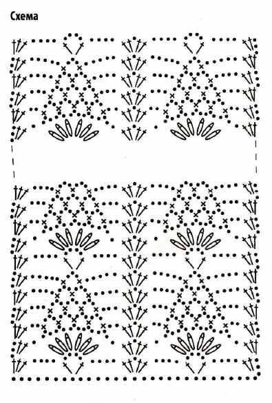 Вязание крючком узоры со схемами для кардигана