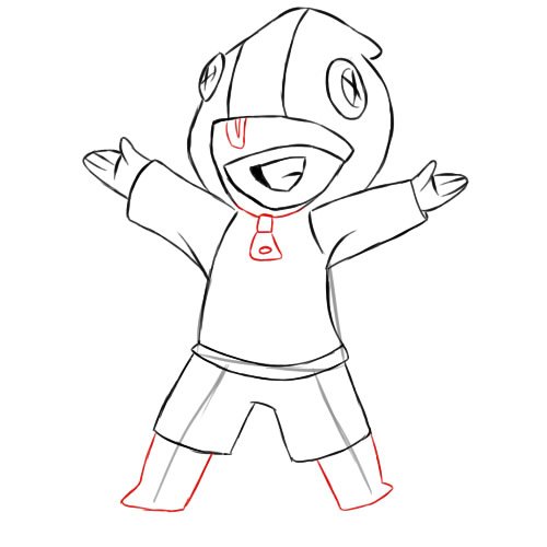 Браво старс Леон рисунки лёгкие