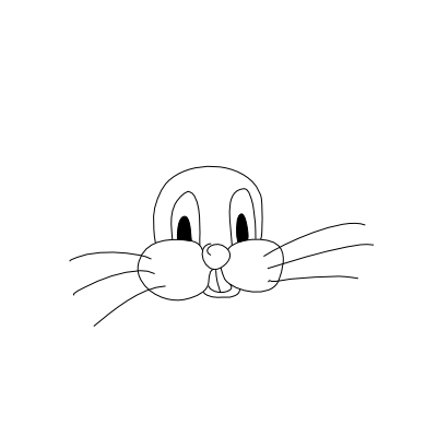 Раскраски милые зайчики