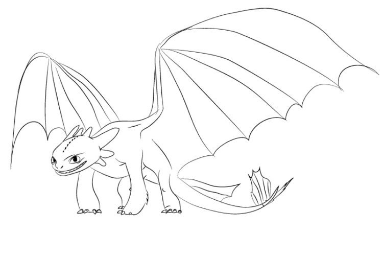 Как нарисовать как приручить дракона карандашом - 97 фото