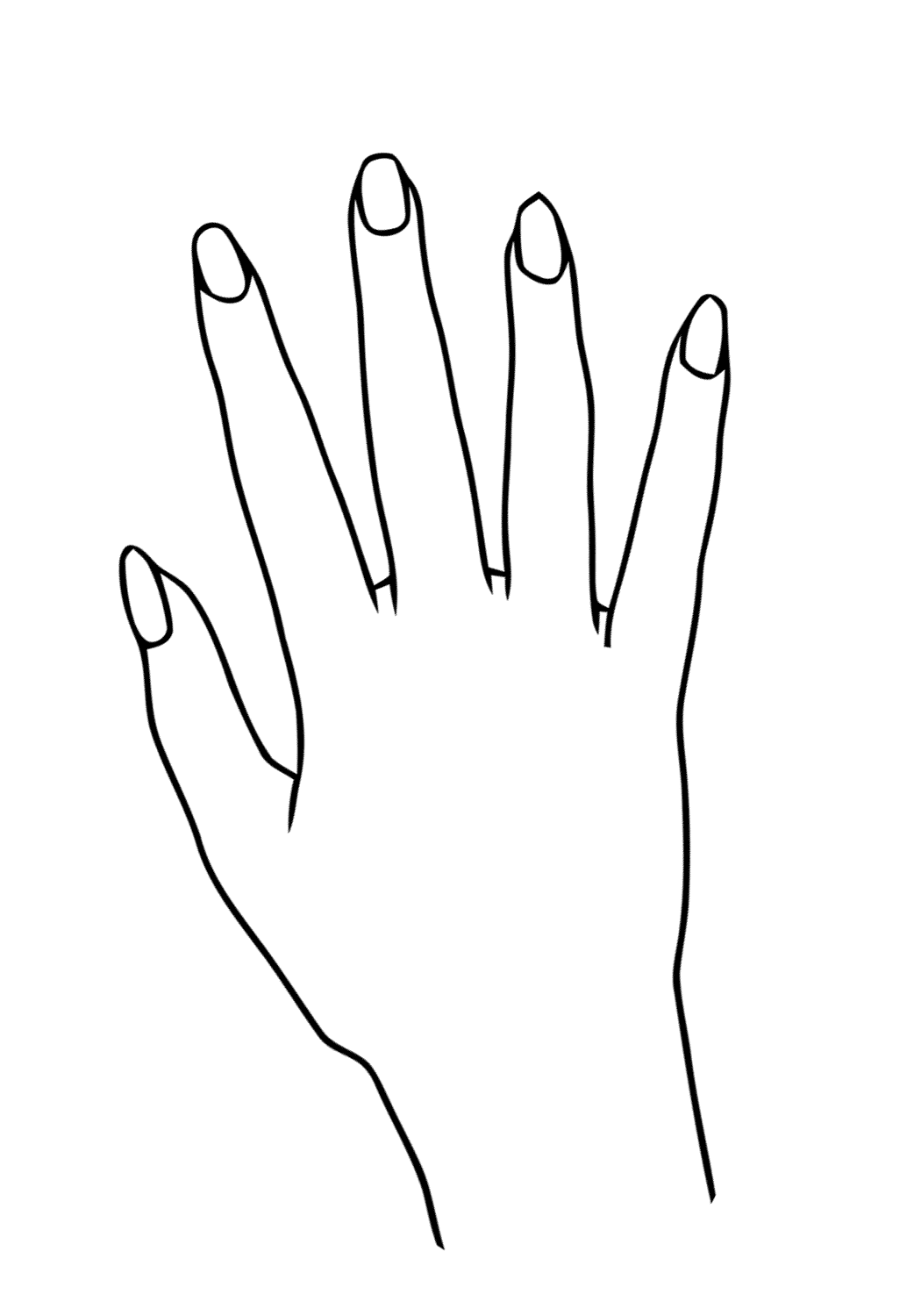 картинки для распечатки руки