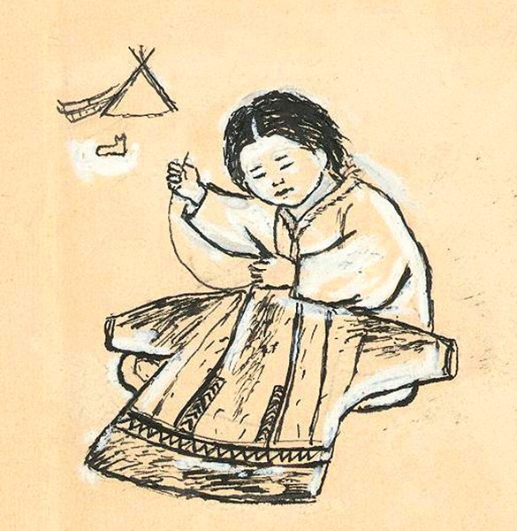 Рисунок айога нанайская сказка простой (49 фото)