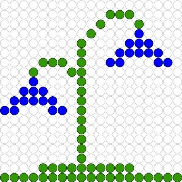 Схемы мозаики для детей