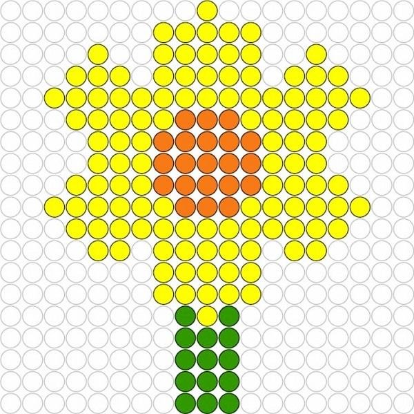 Термомозаика схемы цветок