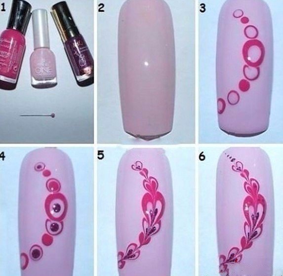 Рисование на ногтях для новичков