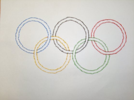 Олимпийские кольца рисунок для детей простой (45 фото)