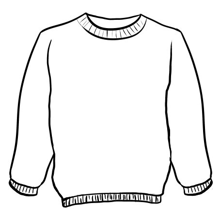 Свитер трафарет