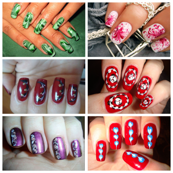 Рисование дотсом на ногтях