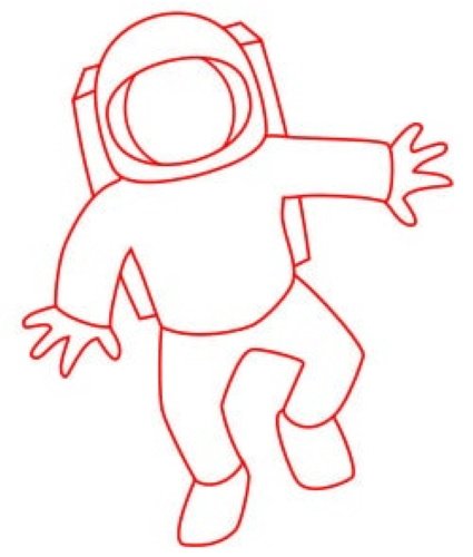 Профессия космонавт раскраска