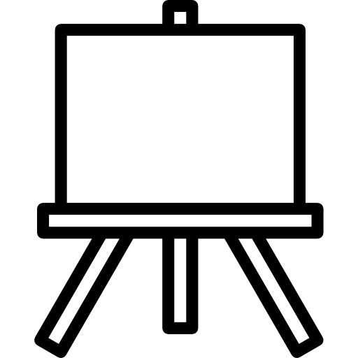 Мольберт трафарет