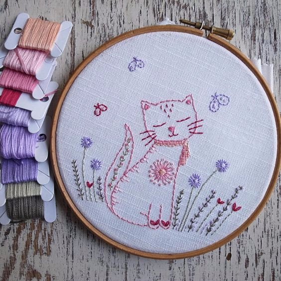 Вышивание на пяльцах для детей