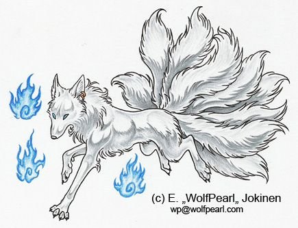 Рисование Кицунэ