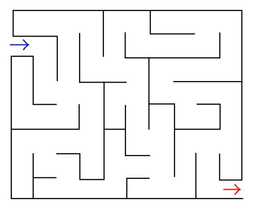 Схема Лабиринта для детей простая