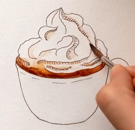 Чашка рисунок