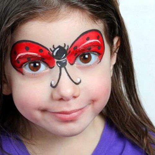 Бабочка аквагрим легкий