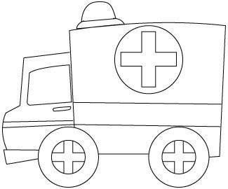 Рисуем машину скорой помощи