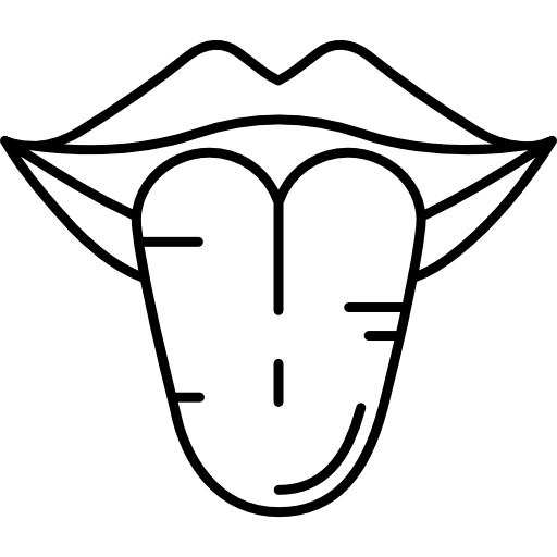 Язык раскраска для детей