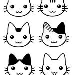 Картинки раскраски милые кавайные котята