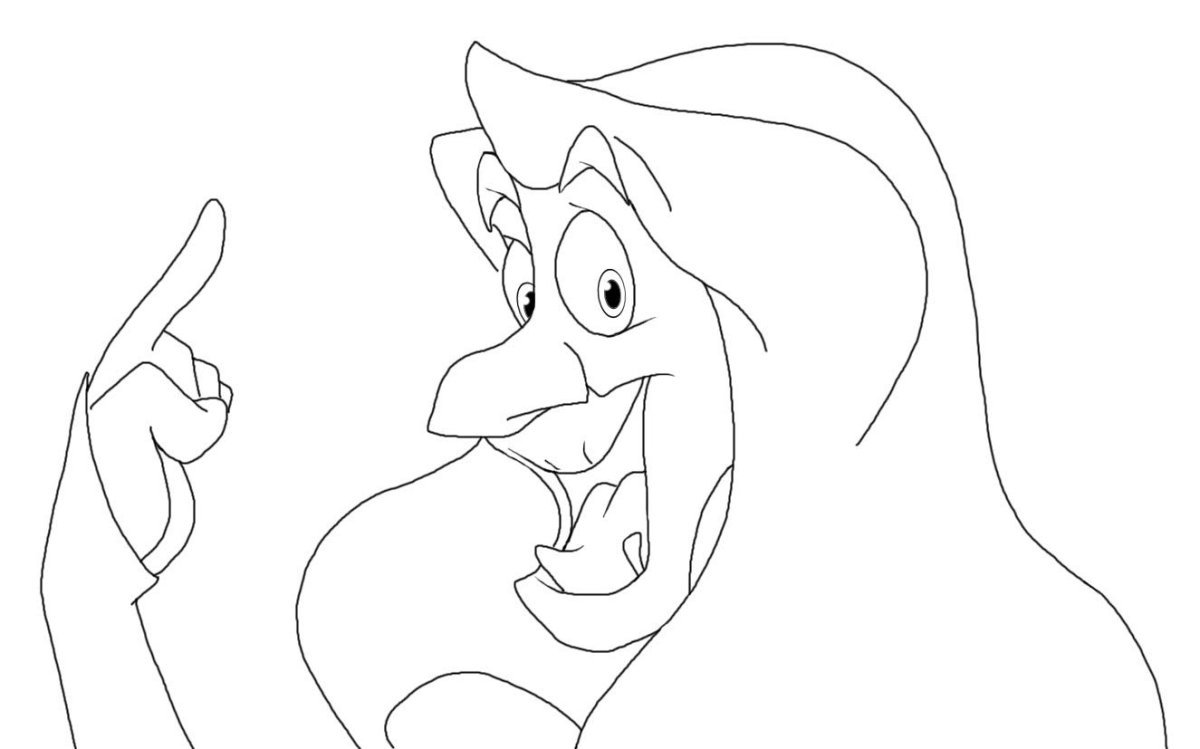Раскраски из мультфильма принцесса лебедь
