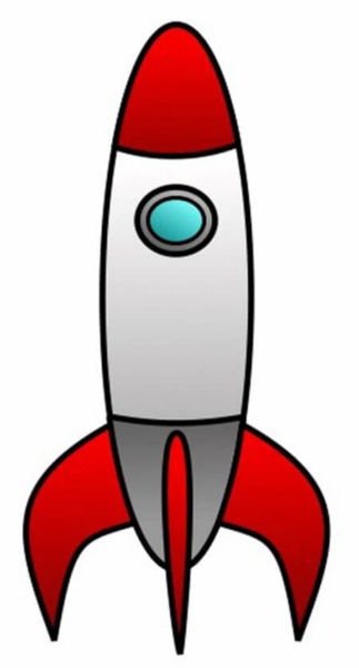 Ракета в Paint