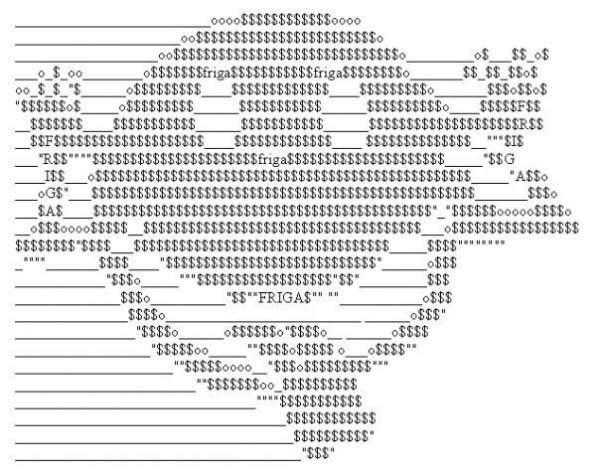 ASCII Art символы