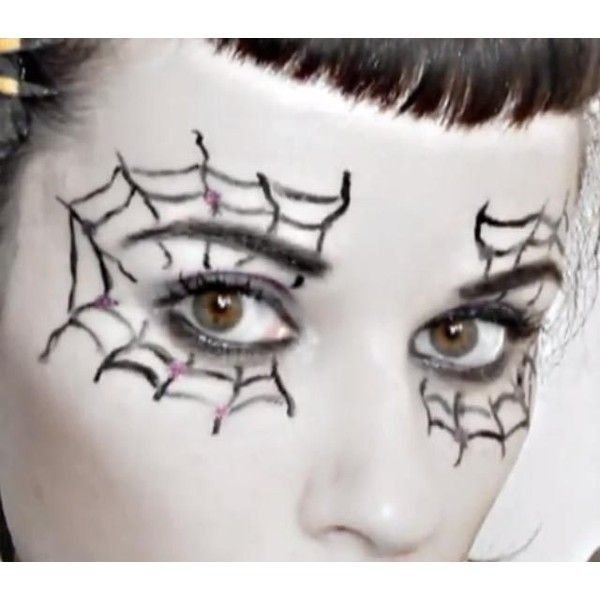 Макияж на Хэллоуин для девушек страшный