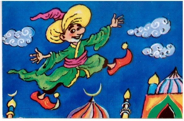 Рисунки маленького мука и потайная дверь