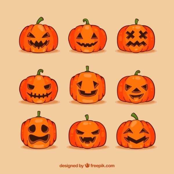 Тыква для Хэллоуина для срисовки