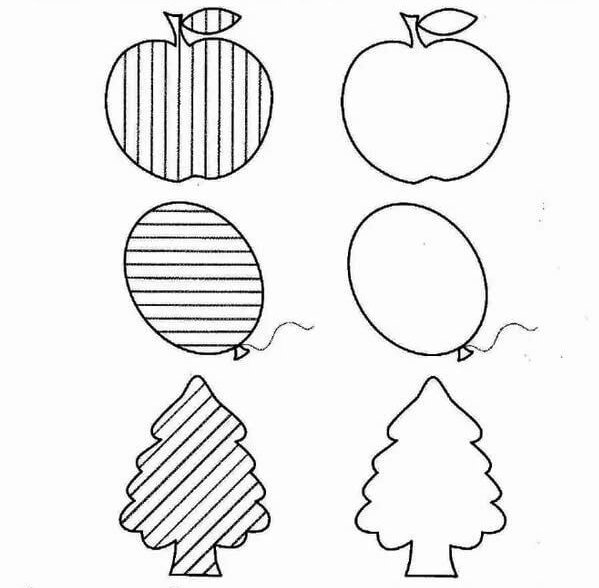 Штриховка снизу вверх задания для дошкольников